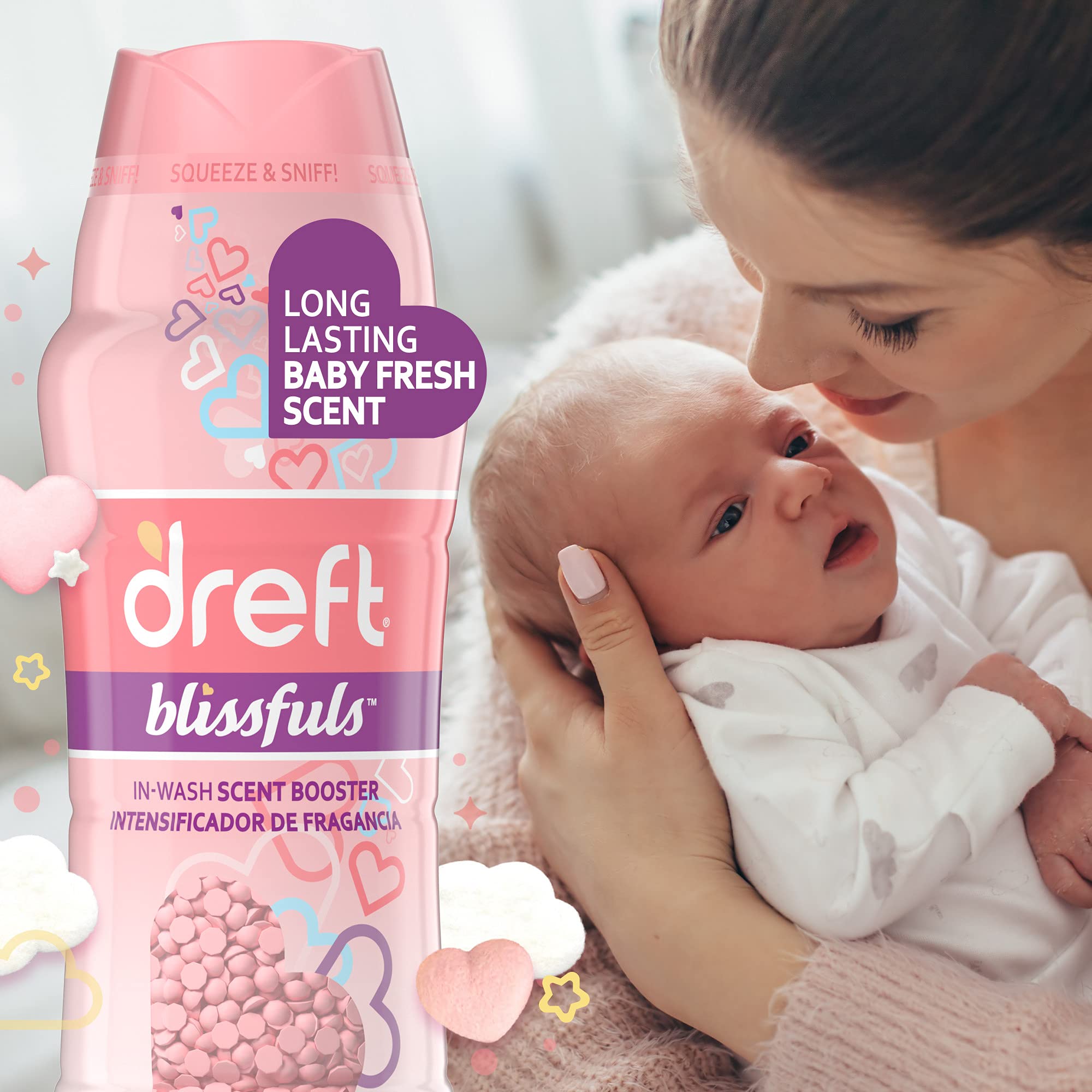 Foto 4 pulgar | Perlas Potenciadoras De Aromas Dreft Blissfuls Baby Fresh, 540 Ml - Venta Internacional.