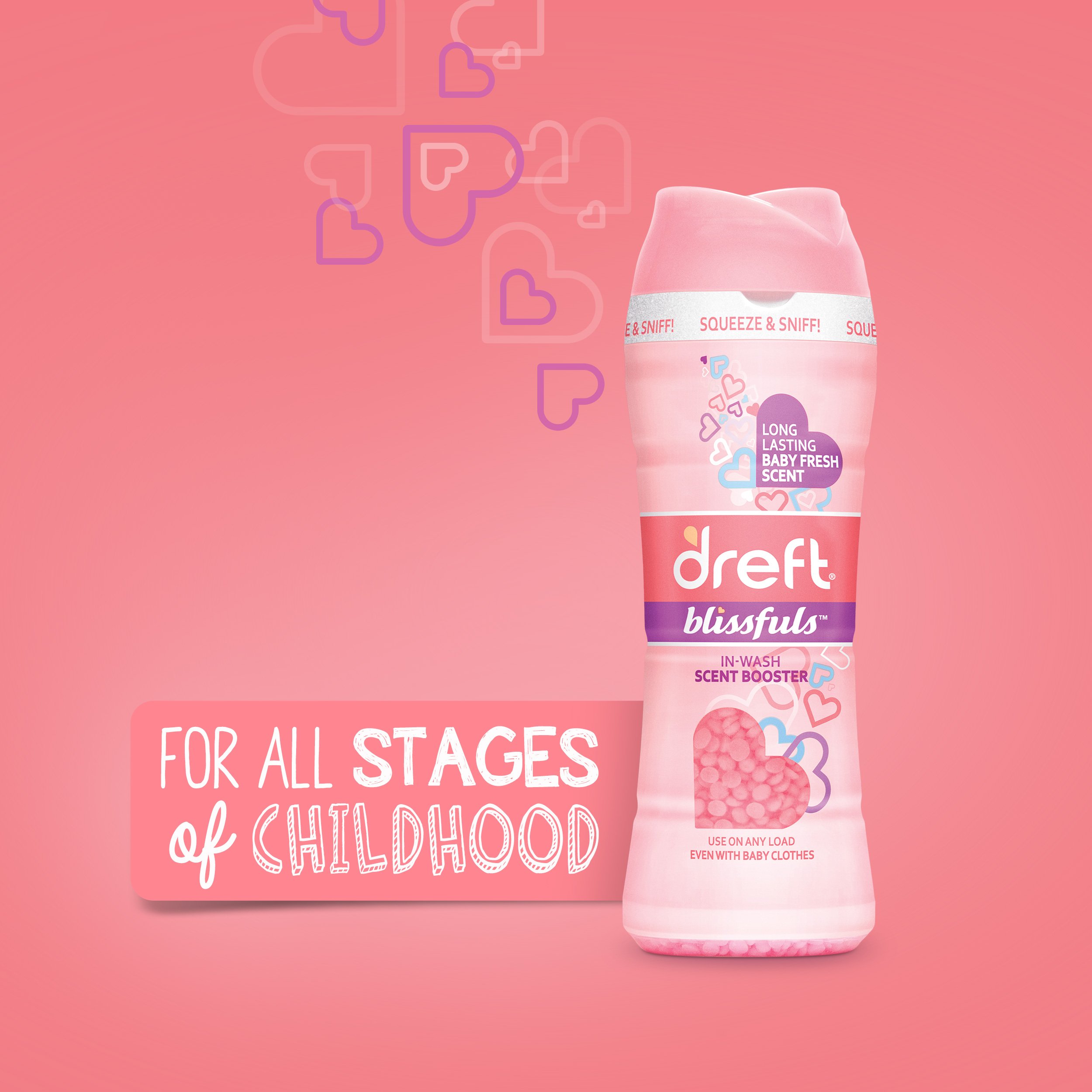 Foto 5 pulgar | Perlas Potenciadoras De Aromas Dreft Blissfuls Baby Fresh, 540 Ml - Venta Internacional.