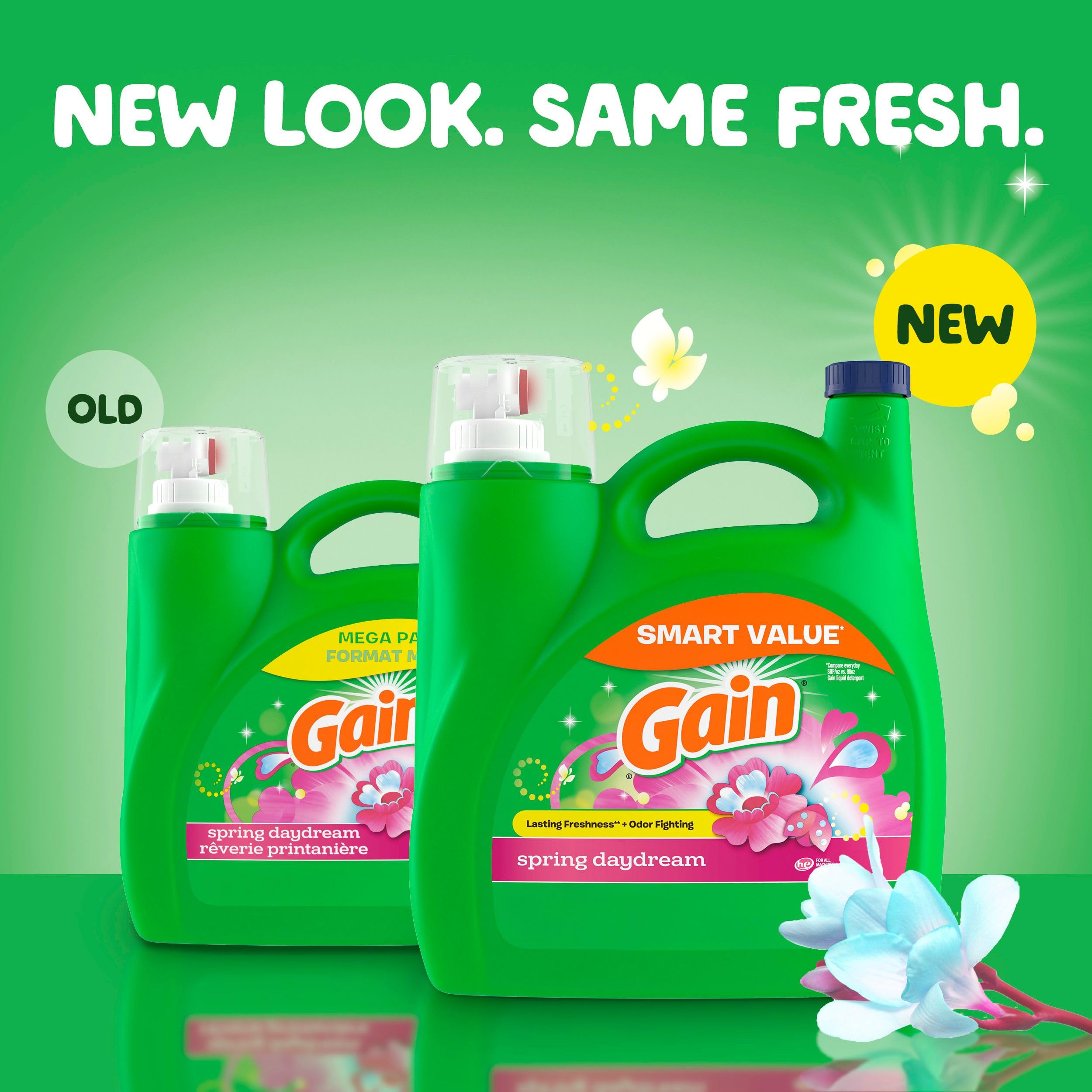Foto 2 | Detergente Para Ropa Gain Aroma Boost Spring Daydream 4 5 L 107 Cargas - Venta Internacional.