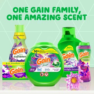 Foto 7 | Detergente Para Ropa Gain Moonlight Breeze Scent 1 92 L 45 Cargas - Venta Internacional.