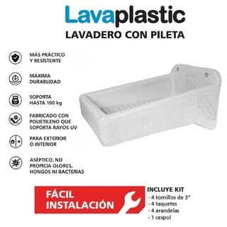 Foto 4 | Lavadero de Plástico IUSA Lavaplastic sin Pileta