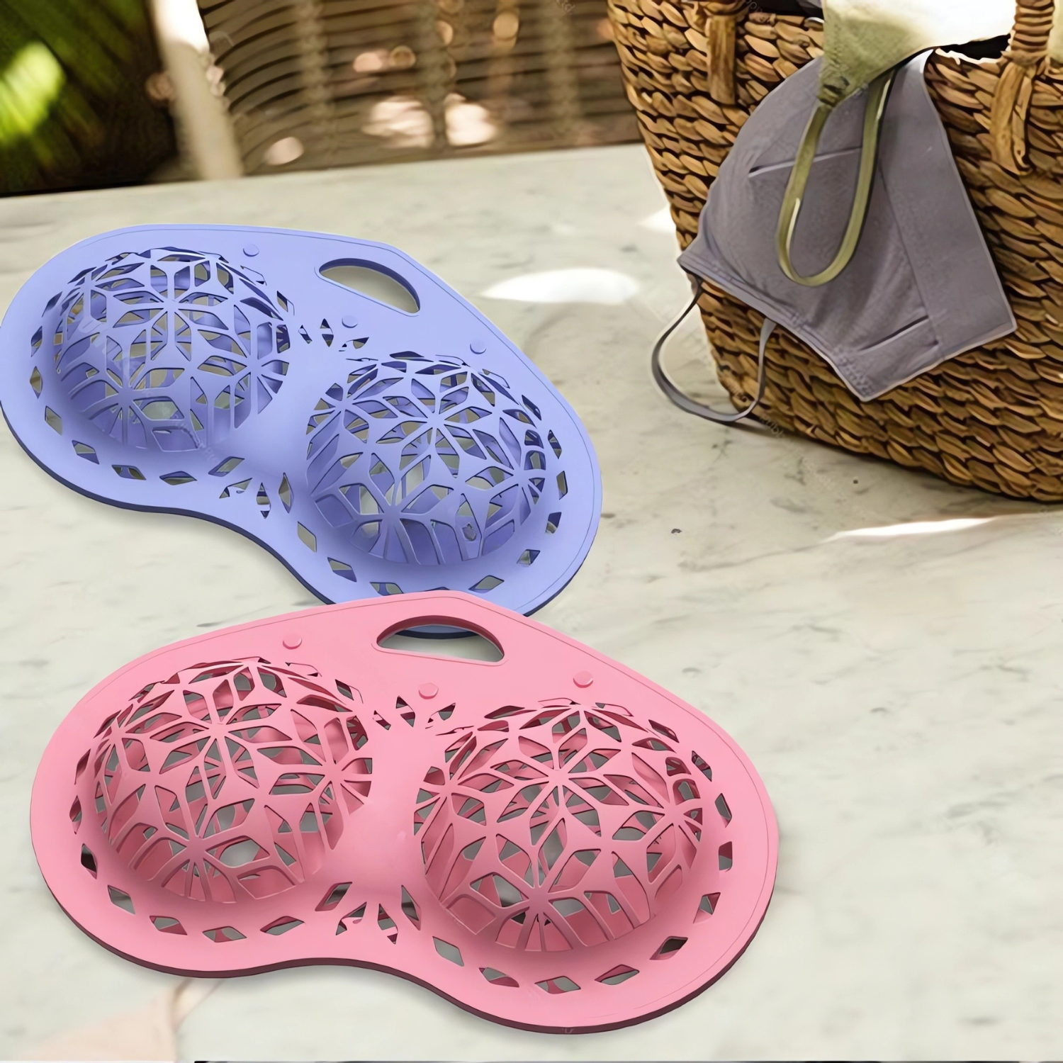 Foto 4 pulgar | Bolsa para lavadora 2 Piezas Bolsa De Lavado Silicona Suave Para Brasier Y Ropa Interior O Lencería Reutilizable
