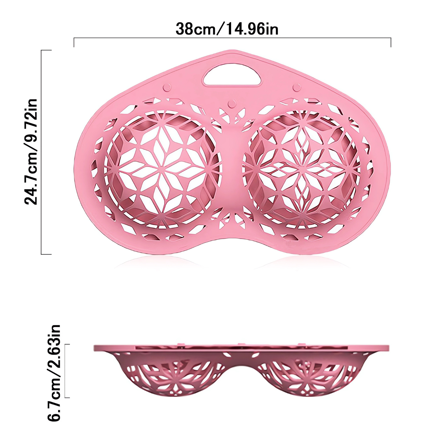 Foto 5 pulgar | Bolsa para lavadora 2 Piezas Bolsa De Lavado Silicona Suave Para Brasier Y Ropa Interior O Lencería Reutilizable