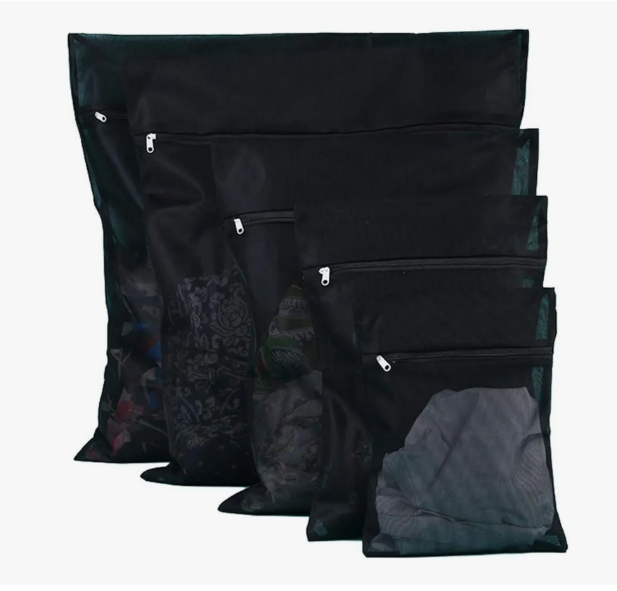 Foto 2 pulgar | Bolsas Lavandería Lencería Ropa Protección Grande Malla 5pcs