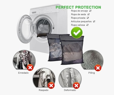Foto 5 | Bolsas Lavandería Lencería Ropa Protección Grande Malla 5pcs