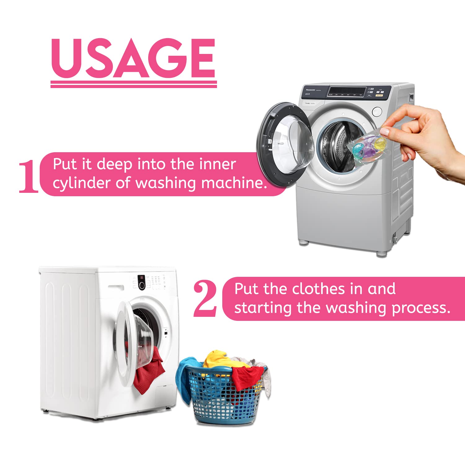 Foto 6 | Laundry Pods Natural Solution 5 En 1 He 64 Unidades (paquete De 2) - Venta Internacional.