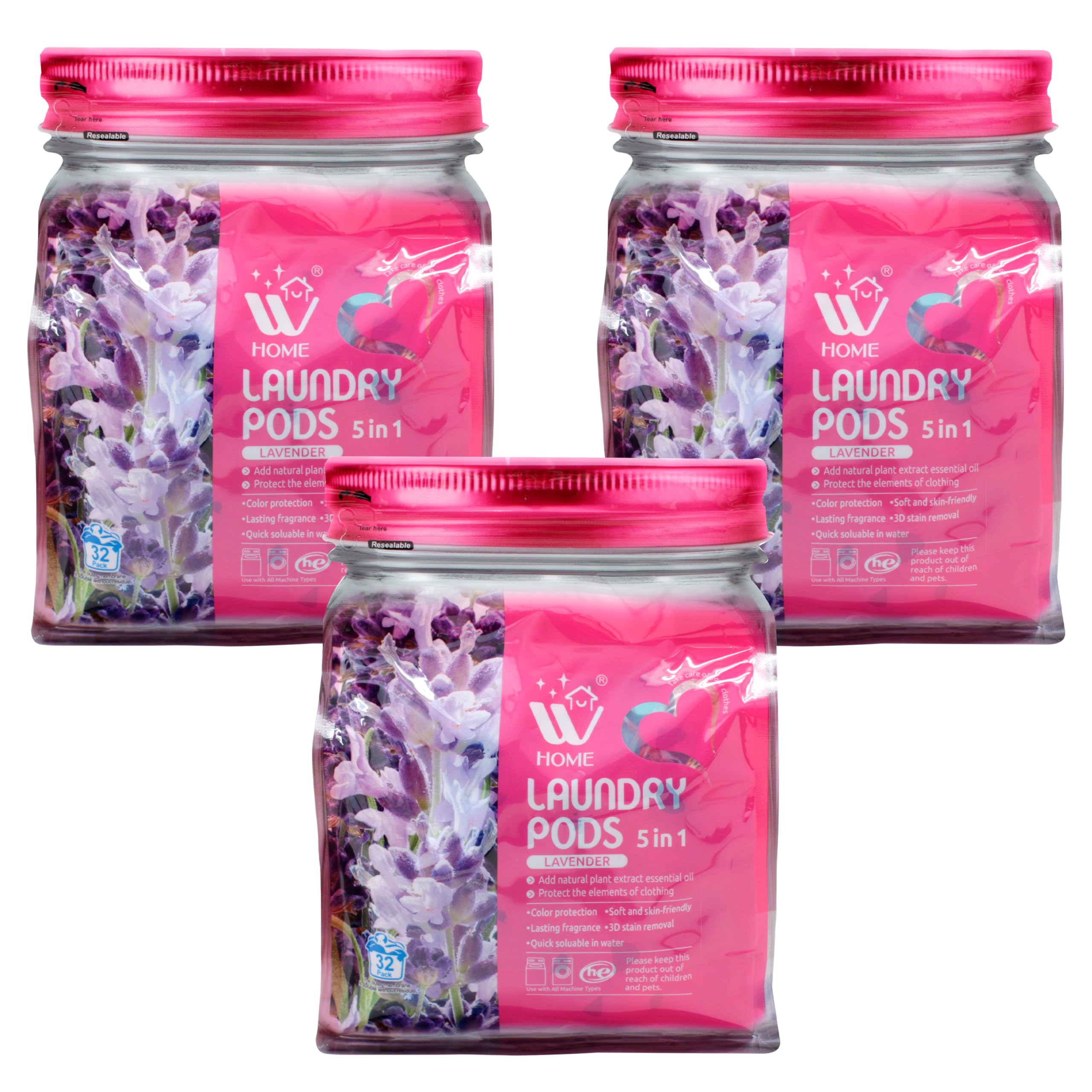 Foto 2 pulgar | Laundry Pods Wbm 3 En 1 Con Suavizante Y Potenciador De Aromas, 96 Unidades - Venta Internacional.