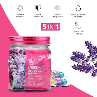 Foto 3 | Laundry Pods Wbm 3 En 1 Con Suavizante Y Potenciador De Aromas, 96 Unidades - Venta Internacional.