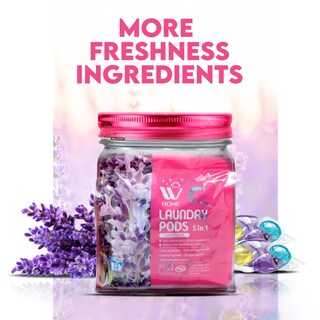 Foto 4 | Laundry Pods Wbm 3 En 1 Con Suavizante Y Potenciador De Aromas, 96 Unidades - Venta Internacional.