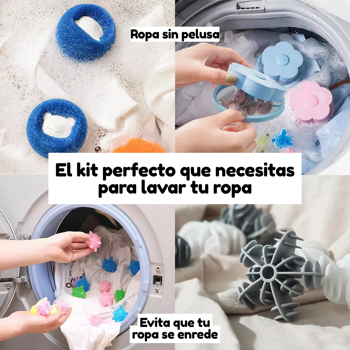 Foto 5 pulgar | Filtro Reutilizable para Lavadora Bolas Secadora 20 Piezas