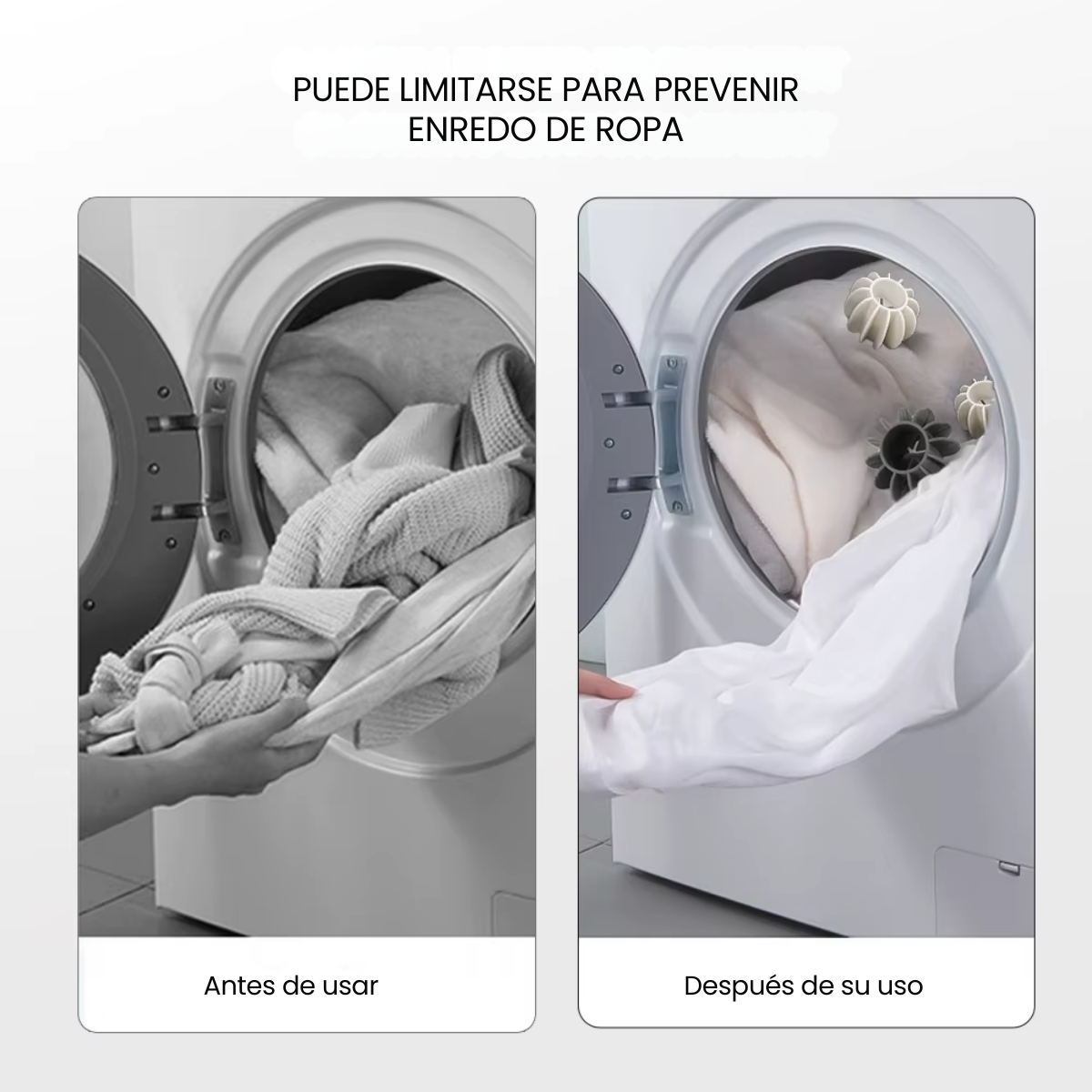 Foto 7 | Filtro para Lavar Ropa Anti-enredo 12 Piezas
