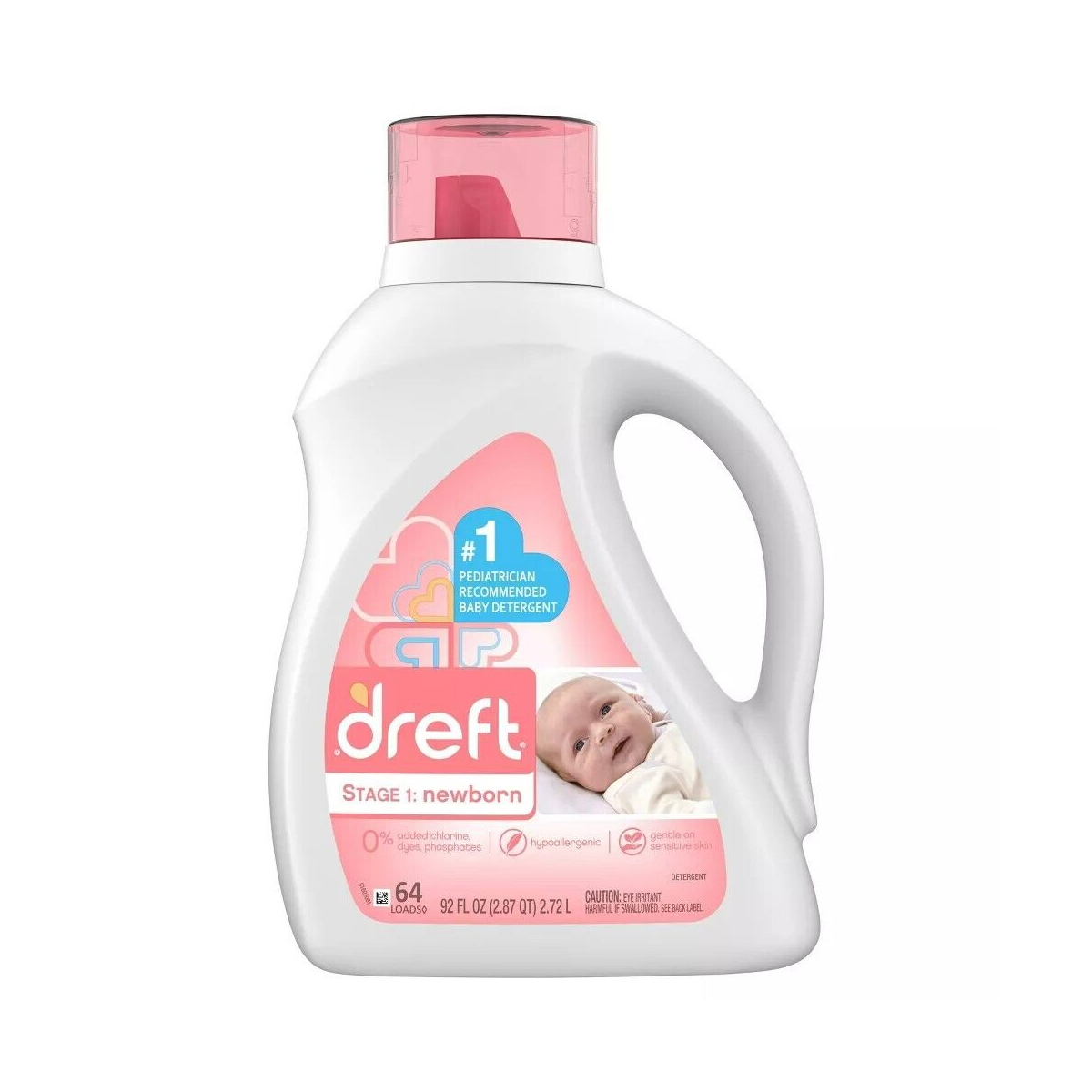 Foto 1 | Detergente Líquido Dreft Etapa 1 2.72 Litros para Bebé