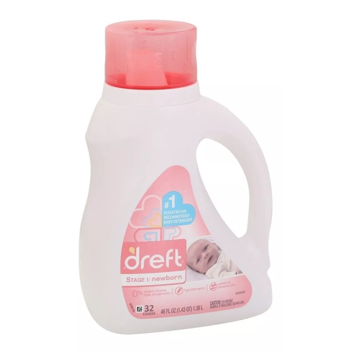Foto 2 pulgar | Detergente Líquido Dreft Etapa 1 1.36 Litros Para Bebé