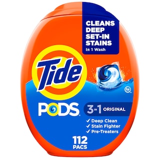 Foto 1 | Detergente Para Ropa Tide Pods Original Scent, 112 Paquetes - Venta Internacional.