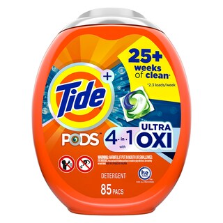 Foto 1 | Detergente Para Ropa Tide Pods Liquid 4 En 1 Ultra Oxi 85 Paquetes - Venta Internacional.