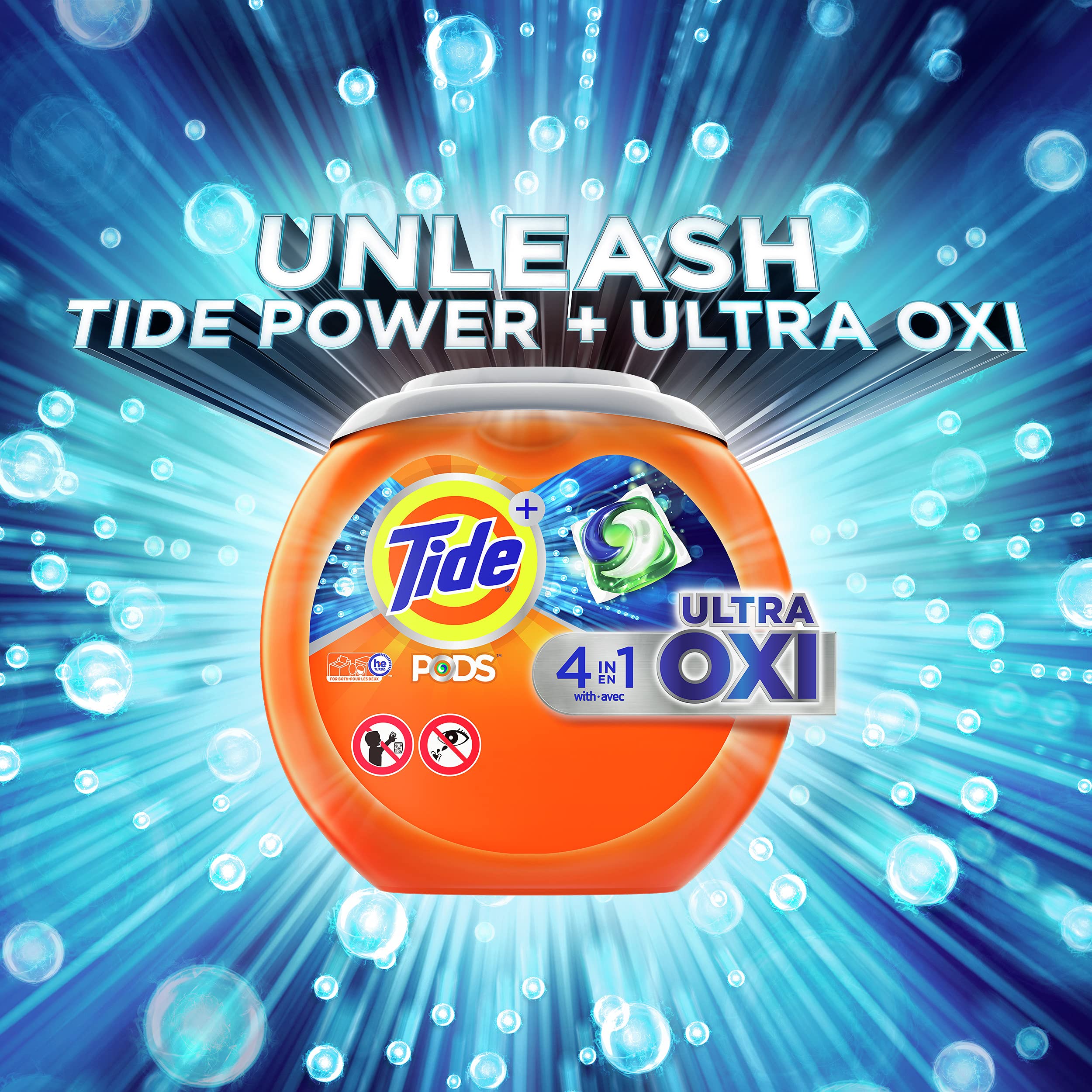Foto 3 pulgar | Detergente Para Ropa Tide Pods Liquid 4 En 1 Ultra Oxi 85 Paquetes - Venta Internacional.