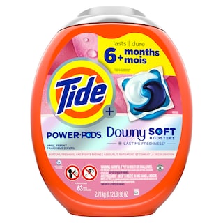 Foto 2 | Detergente En Cápsulas Tide Power Pods 2 En 1 Con Downy 63 Unidades - Venta Internacional.