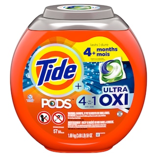 Foto 1 | Detergente Para Ropa Tide Pods Liquid 4 En 1 Ultra Oxi 57 Pacs - Venta Internacional.