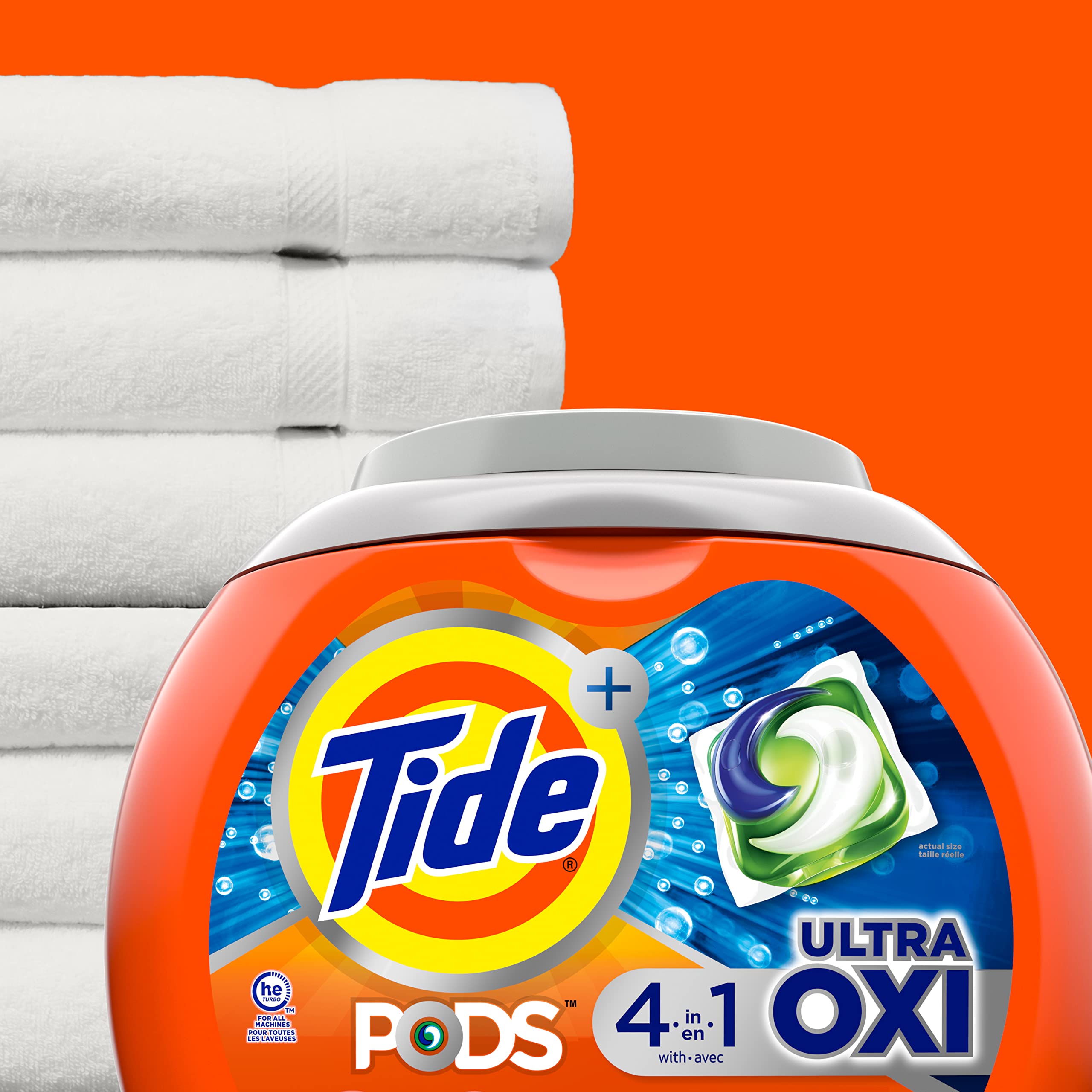 Foto 3 pulgar | Detergente Para Ropa Tide Pods Liquid 4 En 1 Ultra Oxi 57 Pacs - Venta Internacional.