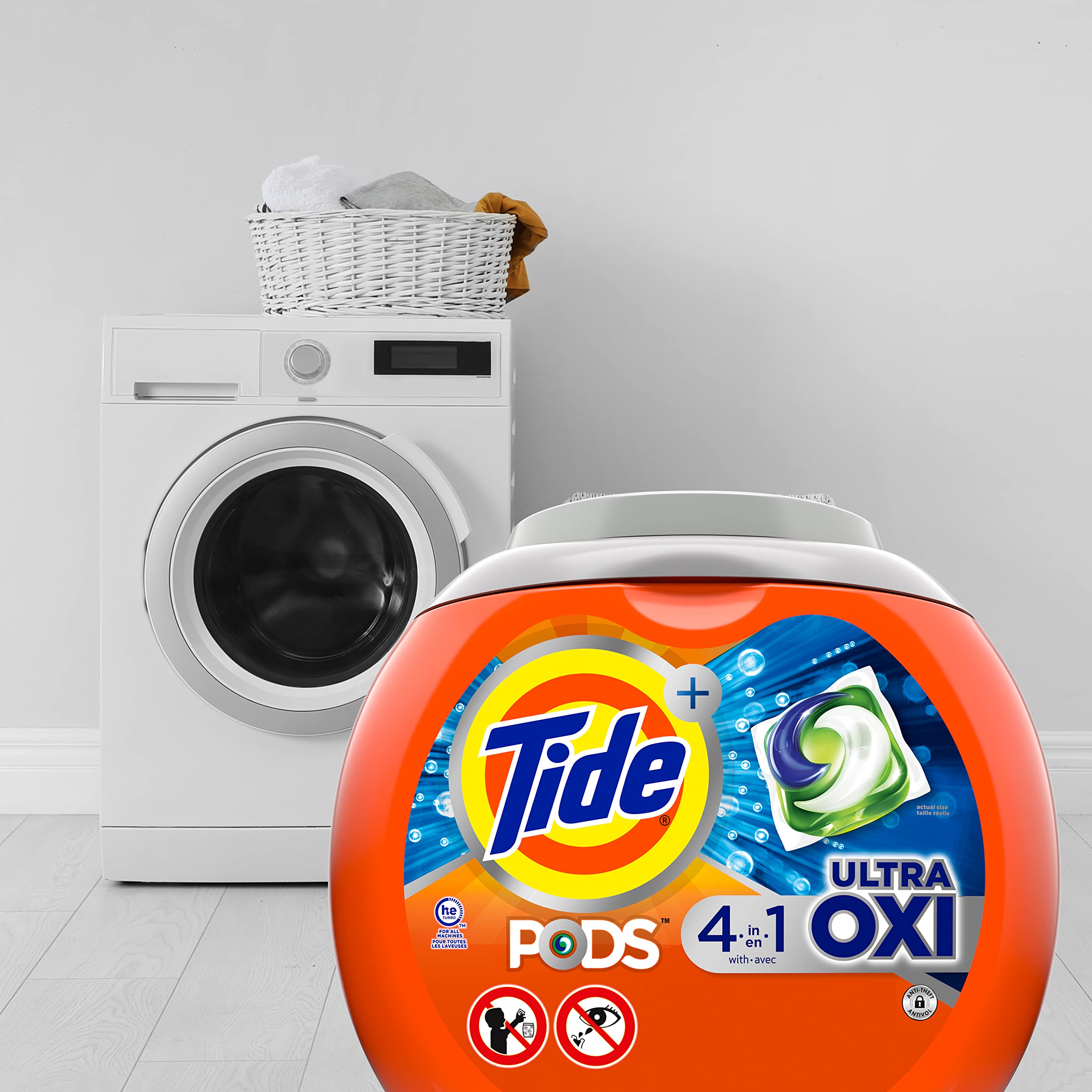 Foto 4 pulgar | Detergente Para Ropa Tide Pods Liquid 4 En 1 Ultra Oxi 57 Pacs - Venta Internacional.