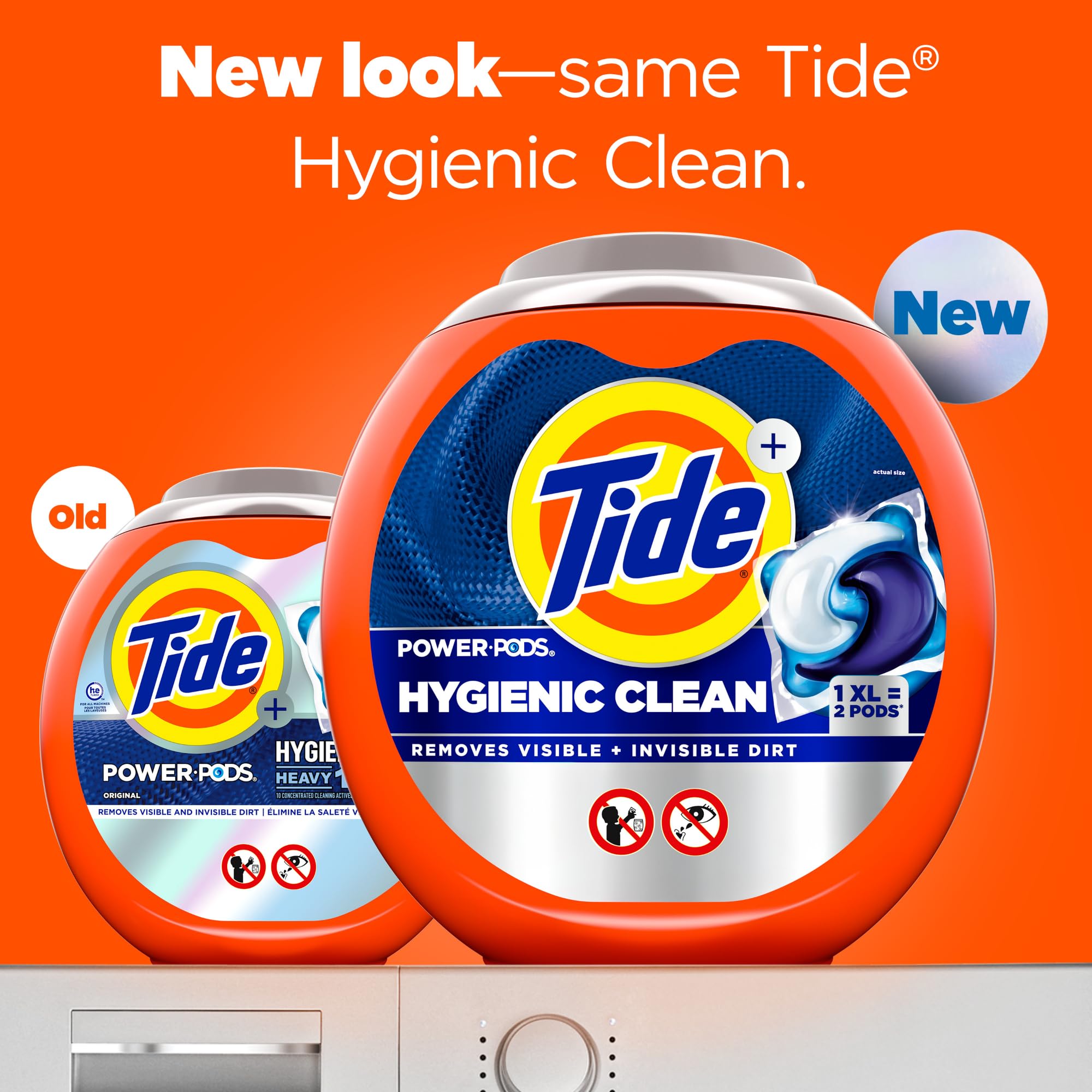 Foto 3 pulgar | Detergente Para Ropa Tide Power Pods Hygienic Clean, 45 Paquetes - Venta Internacional.