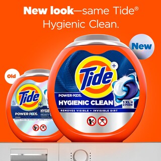 Foto 2 | Detergente Para Ropa Tide Power Pods Hygienic Clean, 45 Paquetes - Venta Internacional.