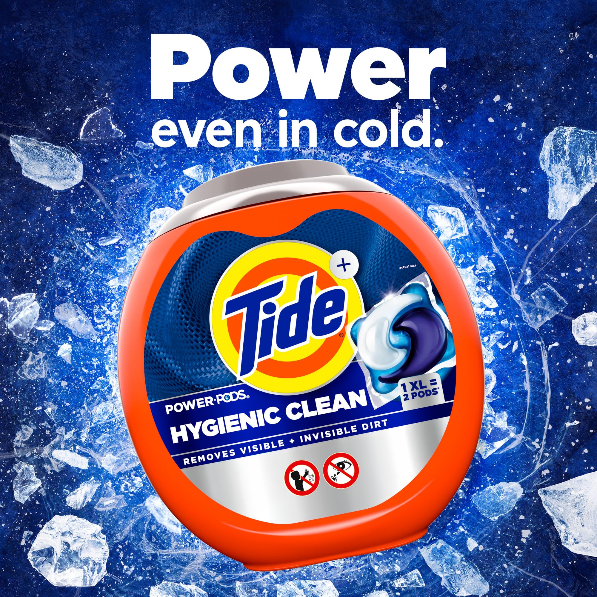 Foto 7 pulgar | Detergente Para Ropa Tide Power Pods Hygienic Clean, 45 Paquetes - Venta Internacional.