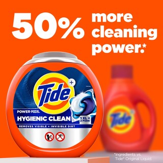 Foto 7 | Detergente Para Ropa Tide Power Pods Hygienic Clean, 45 Paquetes - Venta Internacional.