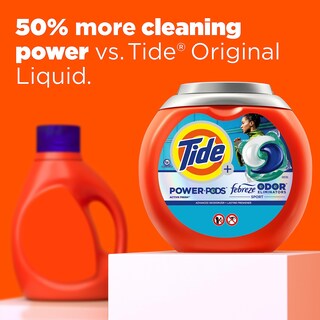 Foto 5 | Detergente Para Ropa Tide Power Pods Con Febreze Sport 63 Pacs - Venta Internacional.