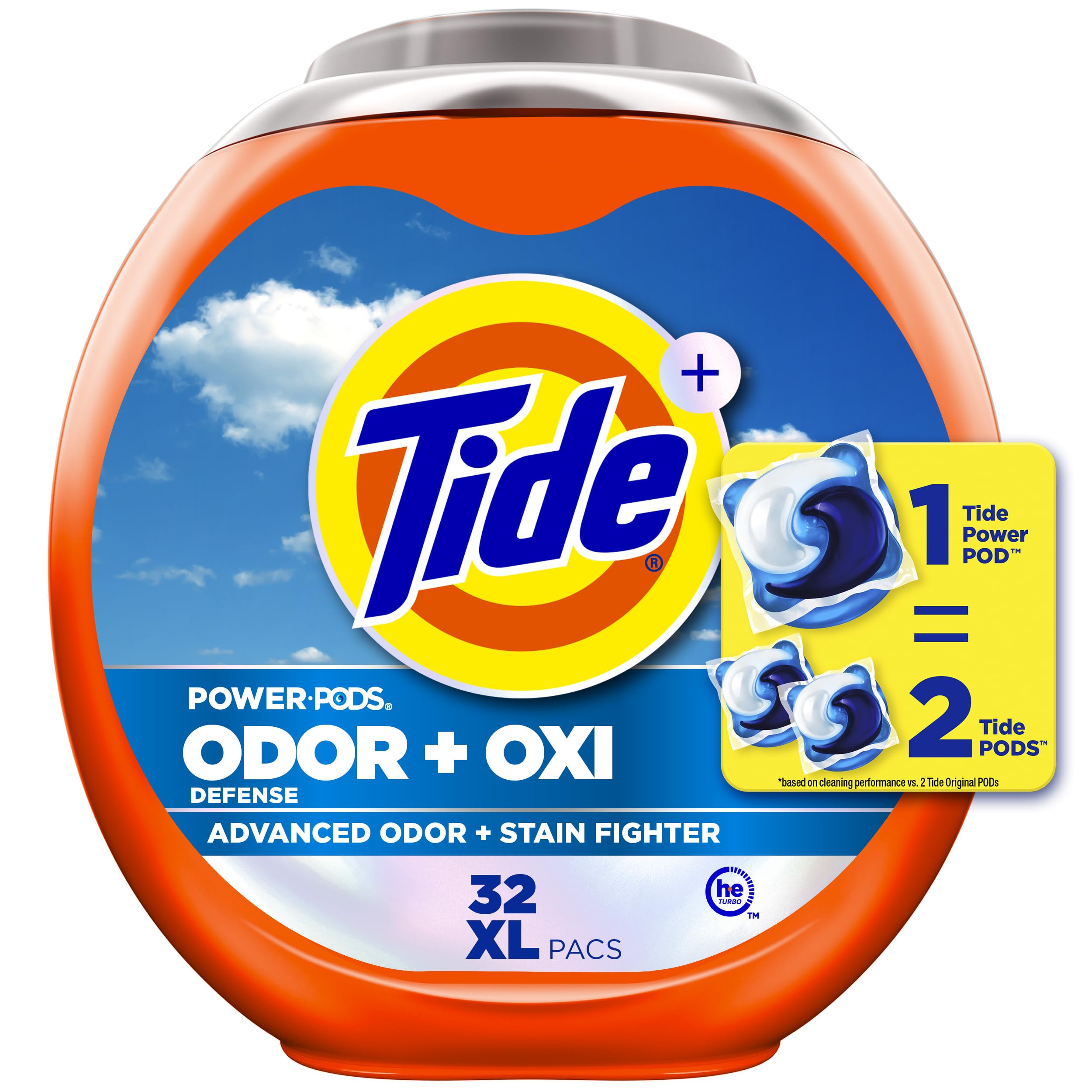 Foto 2 pulgar | Detergente Para Ropa Pacs Tide Ultra Oxi Power Pods De 32 Unidades - Venta Internacional.