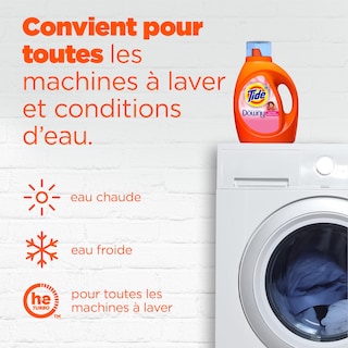 Foto 4 | Detergente Para Ropa Tide Liquid Con Touch Of Downy, 3,11 L, 74 Cargas - Venta Internacional.