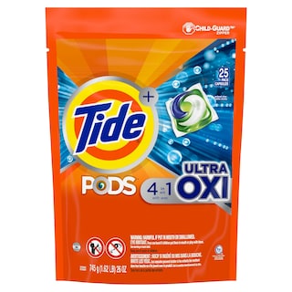 Foto 4 | Detergente Para Ropa Tide Pods Liquid 4 En 1 Ultra Oxi 75 Paquetes - Venta Internacional.