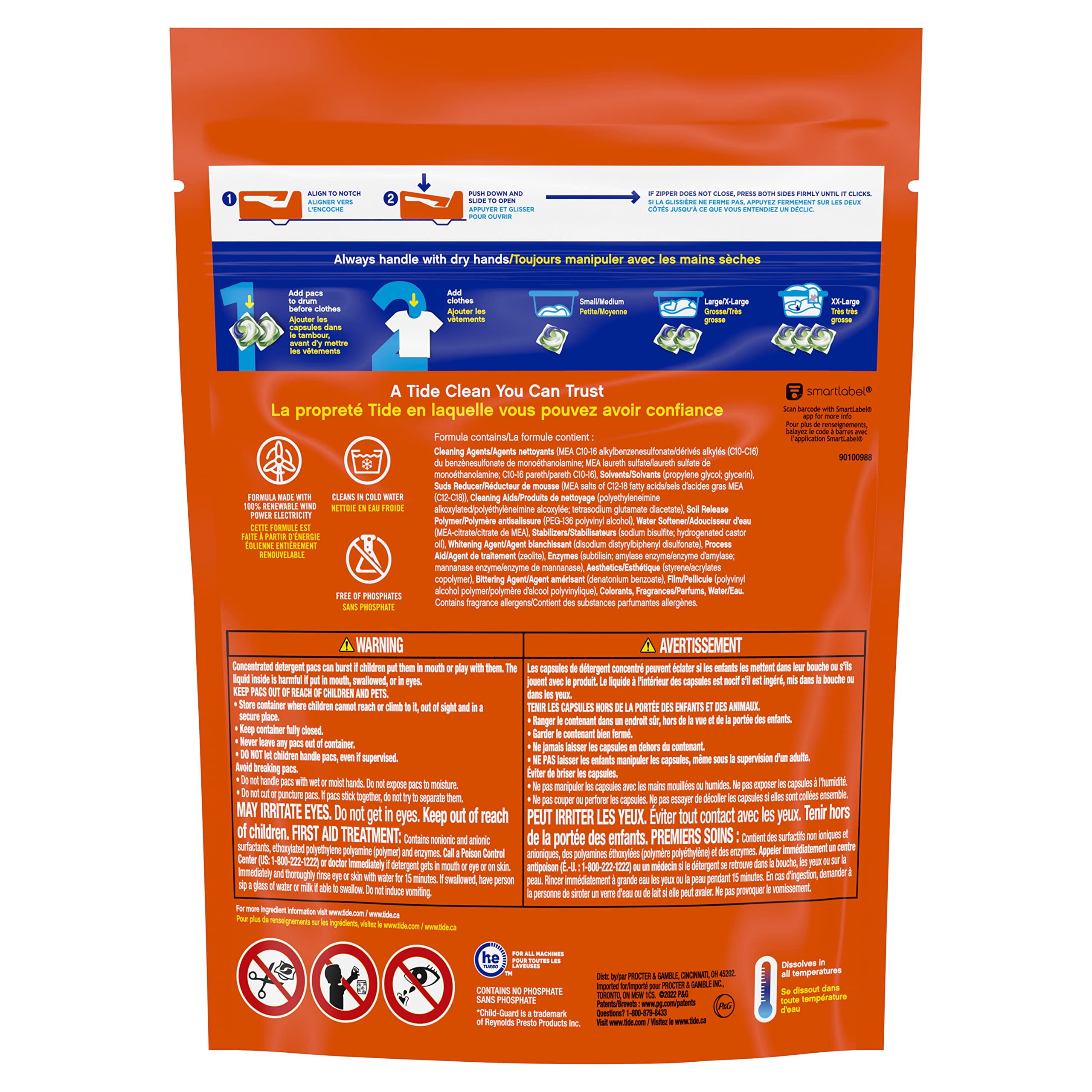 Foto 7 pulgar | Detergente Para Ropa Tide Pods Liquid 4 En 1 Ultra Oxi 75 Paquetes - Venta Internacional.