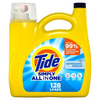 Foto 1 | Detergente Para Ropa Tide Simply Refreshing Breeze, 5 Litros, 128 Cargas - Venta Internacional.