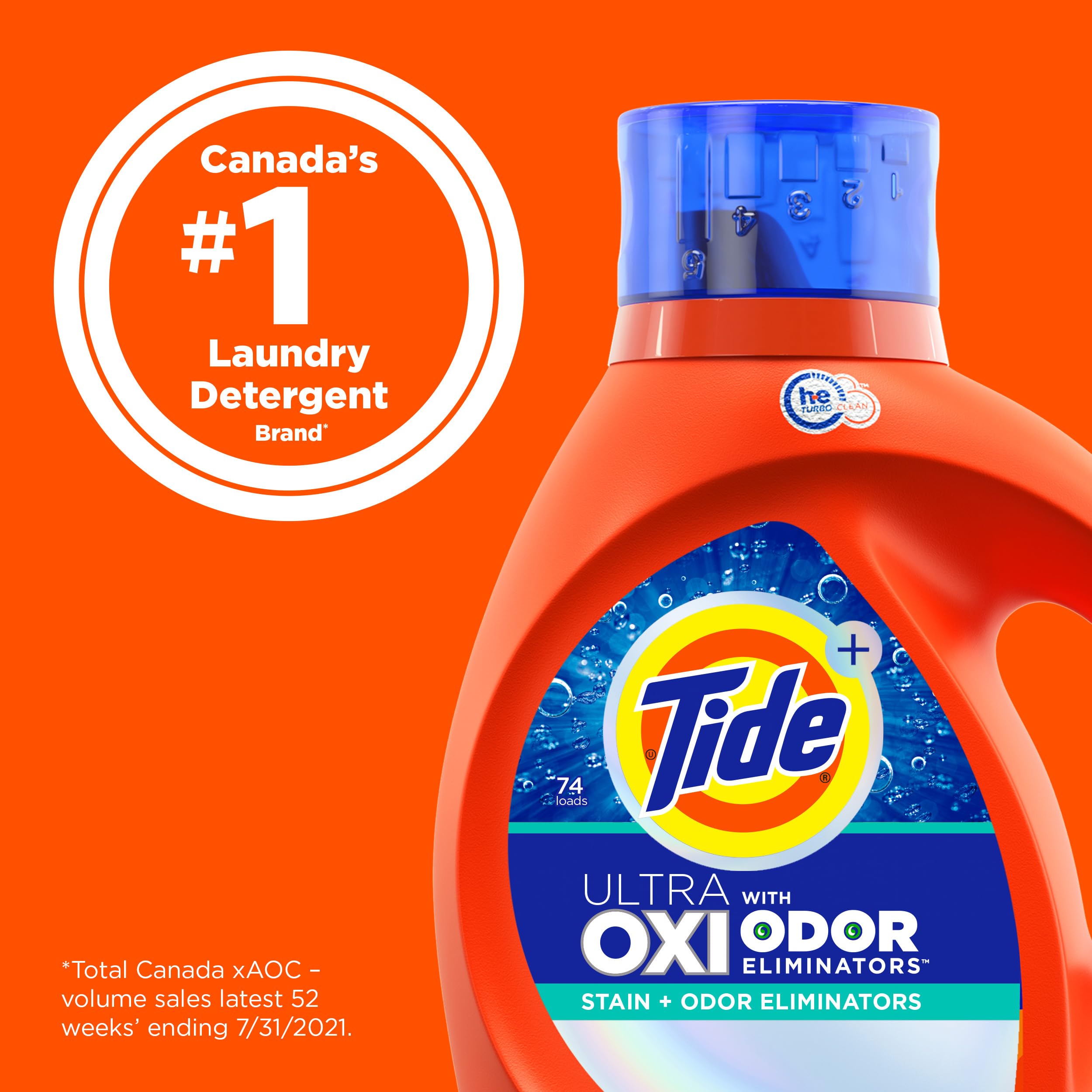 Foto 4 pulgar | Detergente Para Ropa Tide Ultra Oxi 74 Cargas, 3.1 L, Compatible Con He - Venta Internacional.