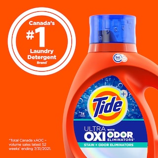 Foto 3 | Detergente Para Ropa Tide Ultra Oxi 74 Cargas, 3.1 L, Compatible Con He - Venta Internacional.
