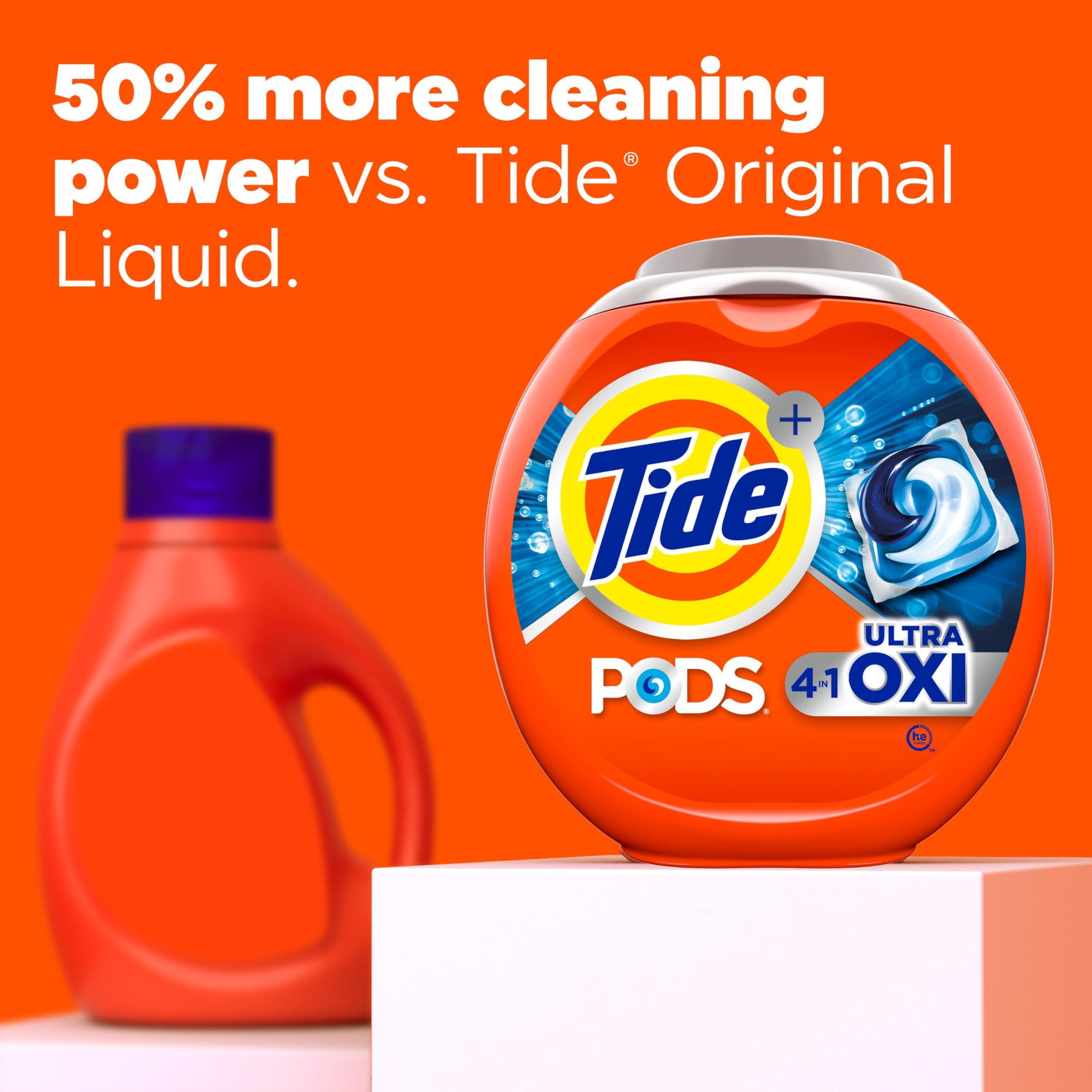 Foto 3 pulgar | Detergente Para Ropa Tide 4 En 1 Ultra Oxi Pods, 32 Paquetes - Venta Internacional.