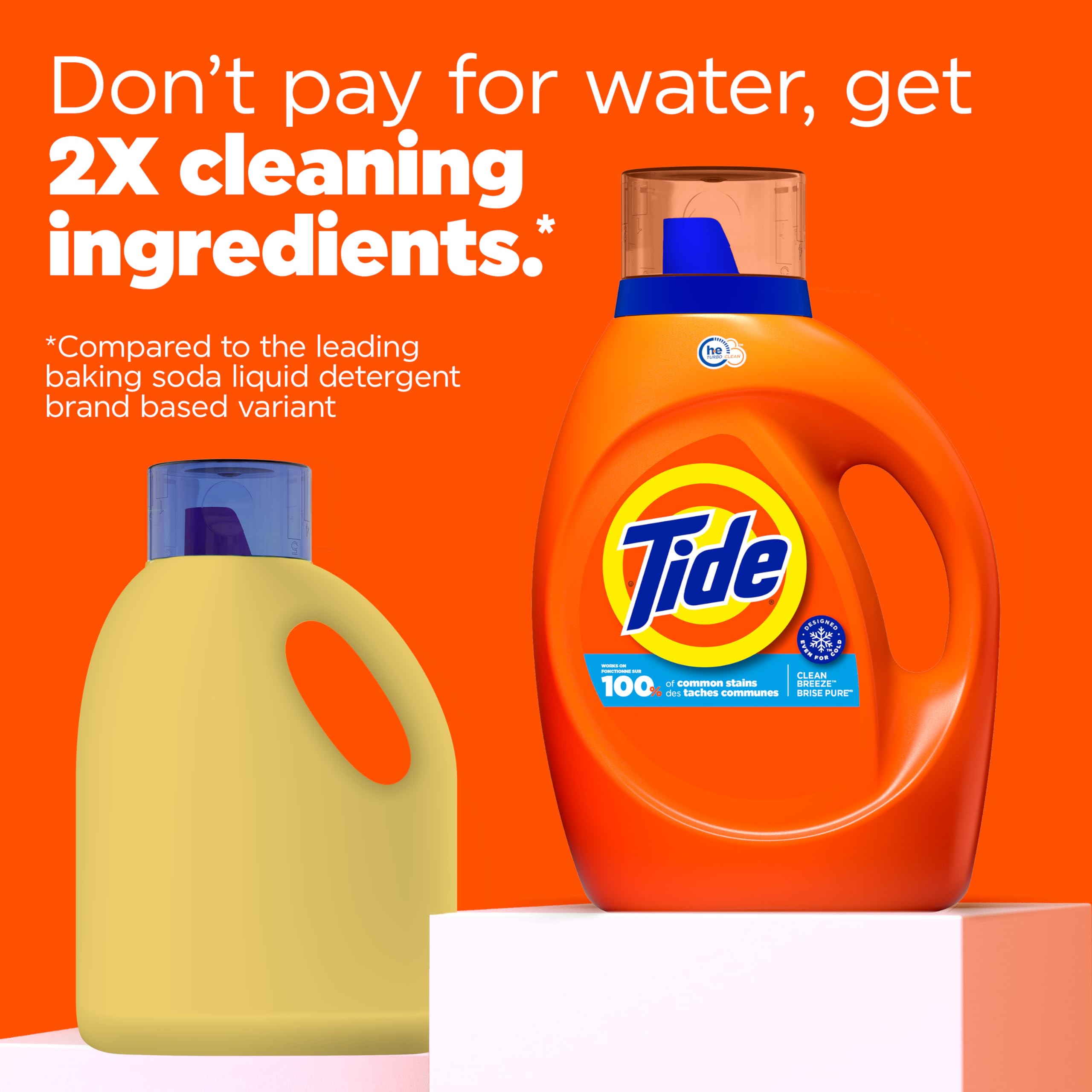 Foto 6 pulgar | Detergente Para Ropa Tide Liquid Clean Breeze Scent 2.5 L 64 Cargas - Venta Internacional.