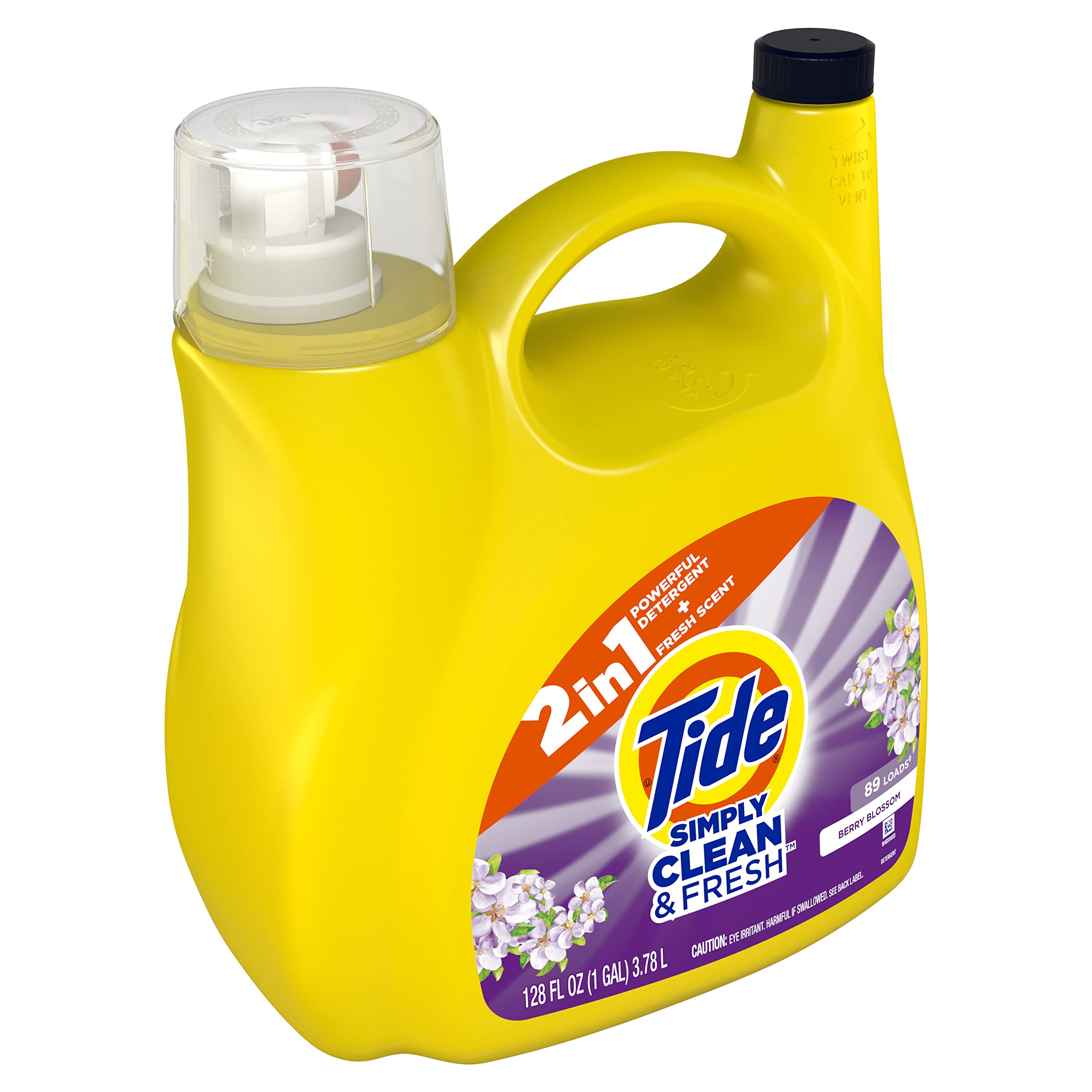Foto 4 pulgar | Detergente Para Ropa Tide Simply Berry Blossom, 89 Cargas, 3,78 Litros - Venta Internacional.