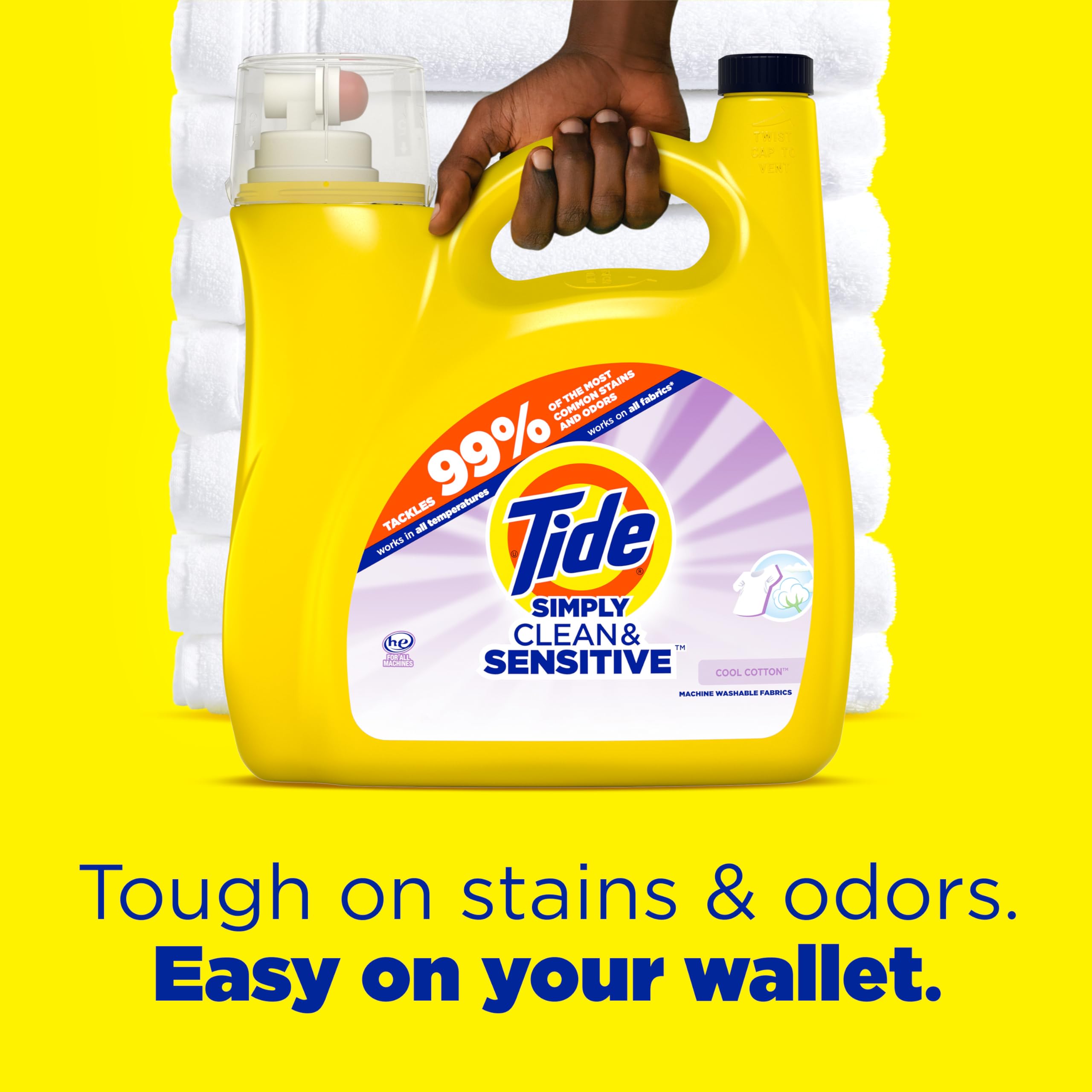 Foto 3 pulgar | Detergente Para Ropa Tide Simply Clean & Sensitive, 3,47 L, 89 Cargas - Venta Internacional.