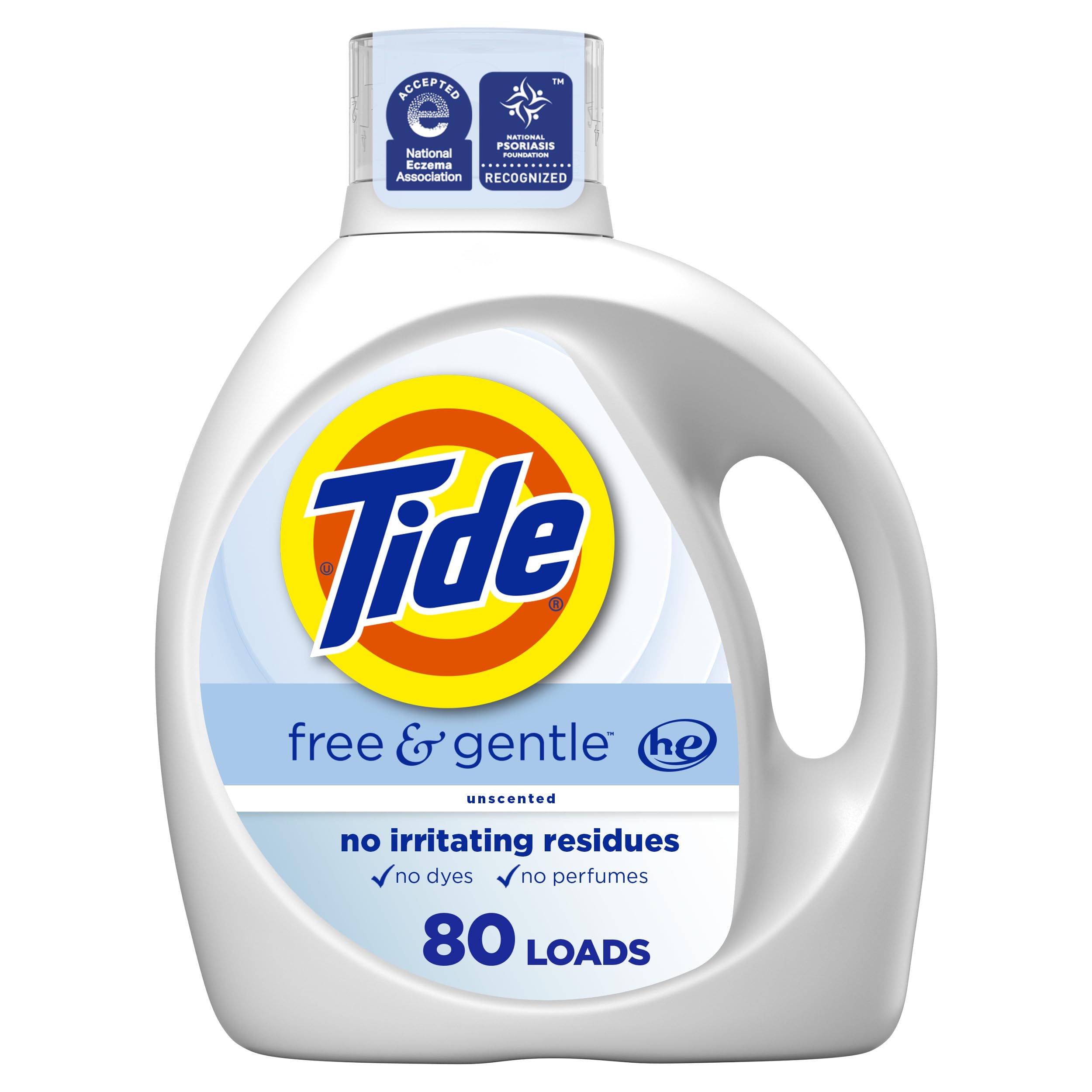 Foto 2 pulgar | Detergente Para Ropa Tide Free & Gentle, 3,11 L, 80 Cargas - Venta Internacional.