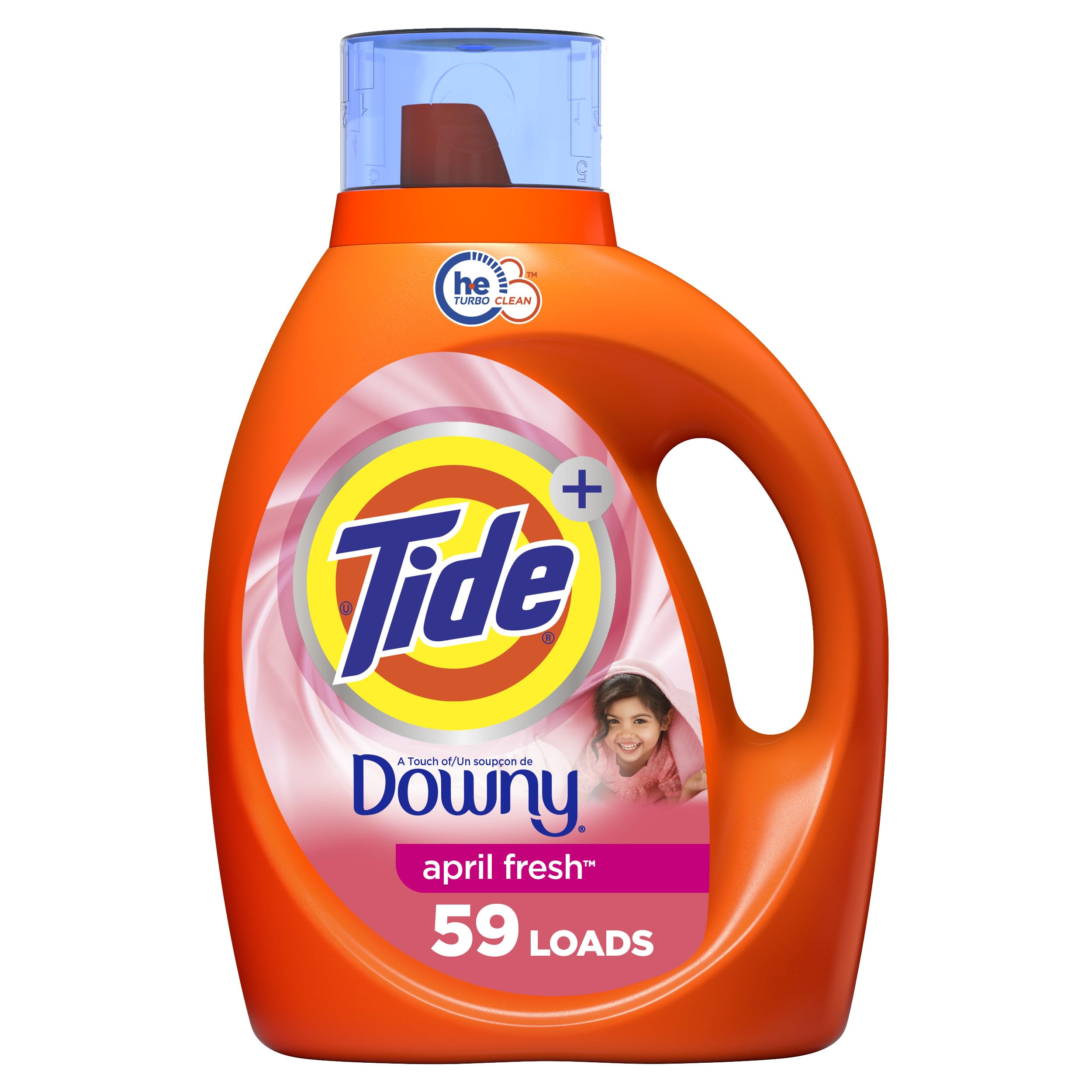 Detergente Para Ropa Tide Plus A Touch Of Downy, 2,48 L, 59 Cargas - Venta Internacional. $864