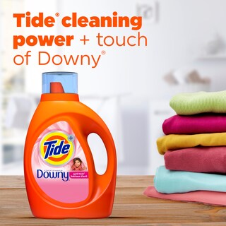 Foto 3 | Detergente Para Ropa Tide Plus A Touch Of Downy, 2,48 L, 59 Cargas - Venta Internacional.