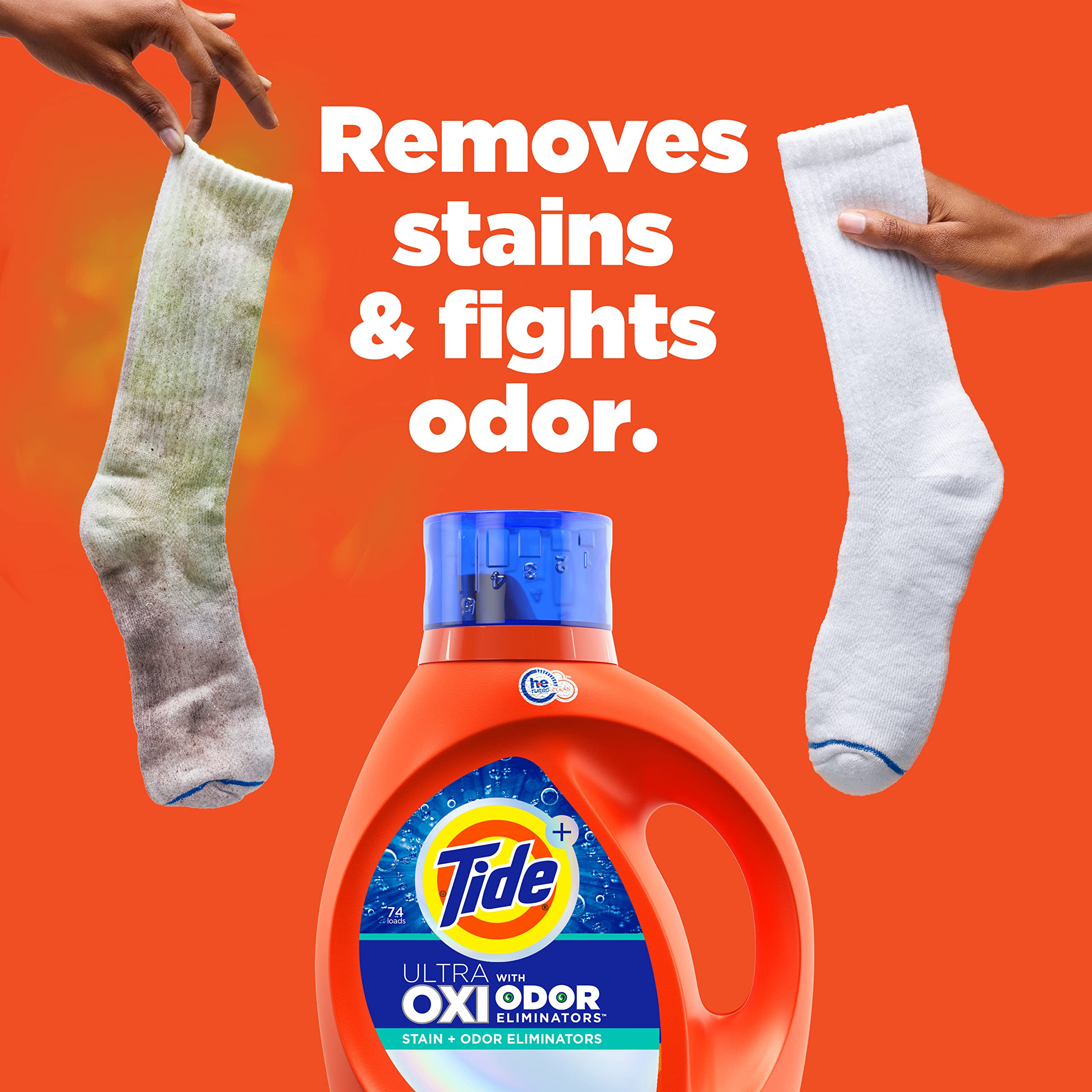 Foto 4 pulgar | Detergente Para Ropa Tide Ultra Oxi Con Eliminadores De Olores 2.48 L - Venta Internacional.