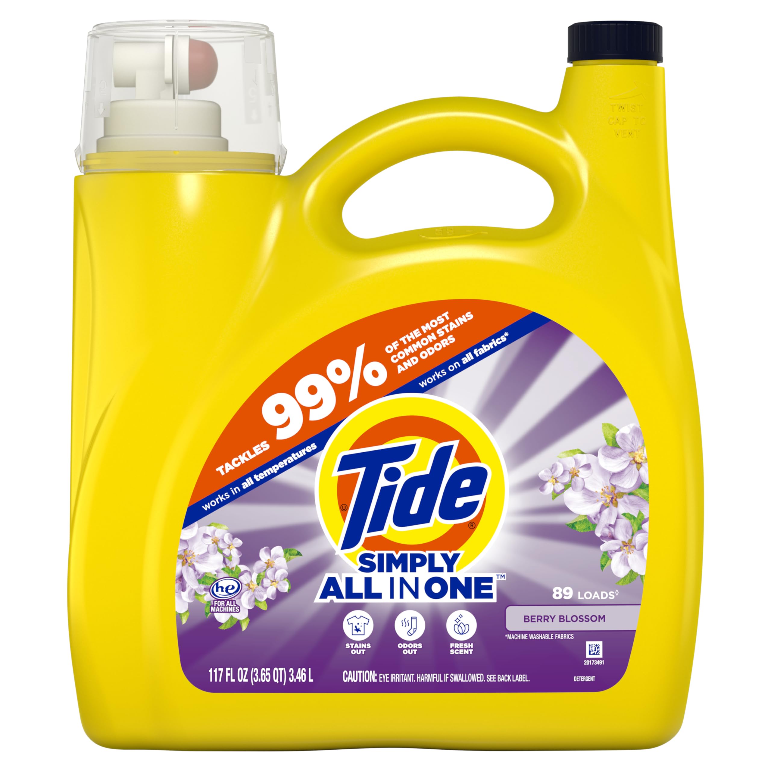 Foto 7 pulgar | Detergente Para Ropa Tide Simply Clean & Fresh, 3,47 L, 89 Cargas - Venta Internacional.