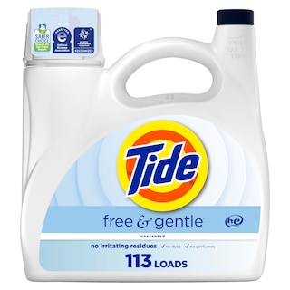 Foto 1 | Detergente Para Ropa Tide Free & Gentle, 4,4 L, 113 Cargas - Venta Internacional.