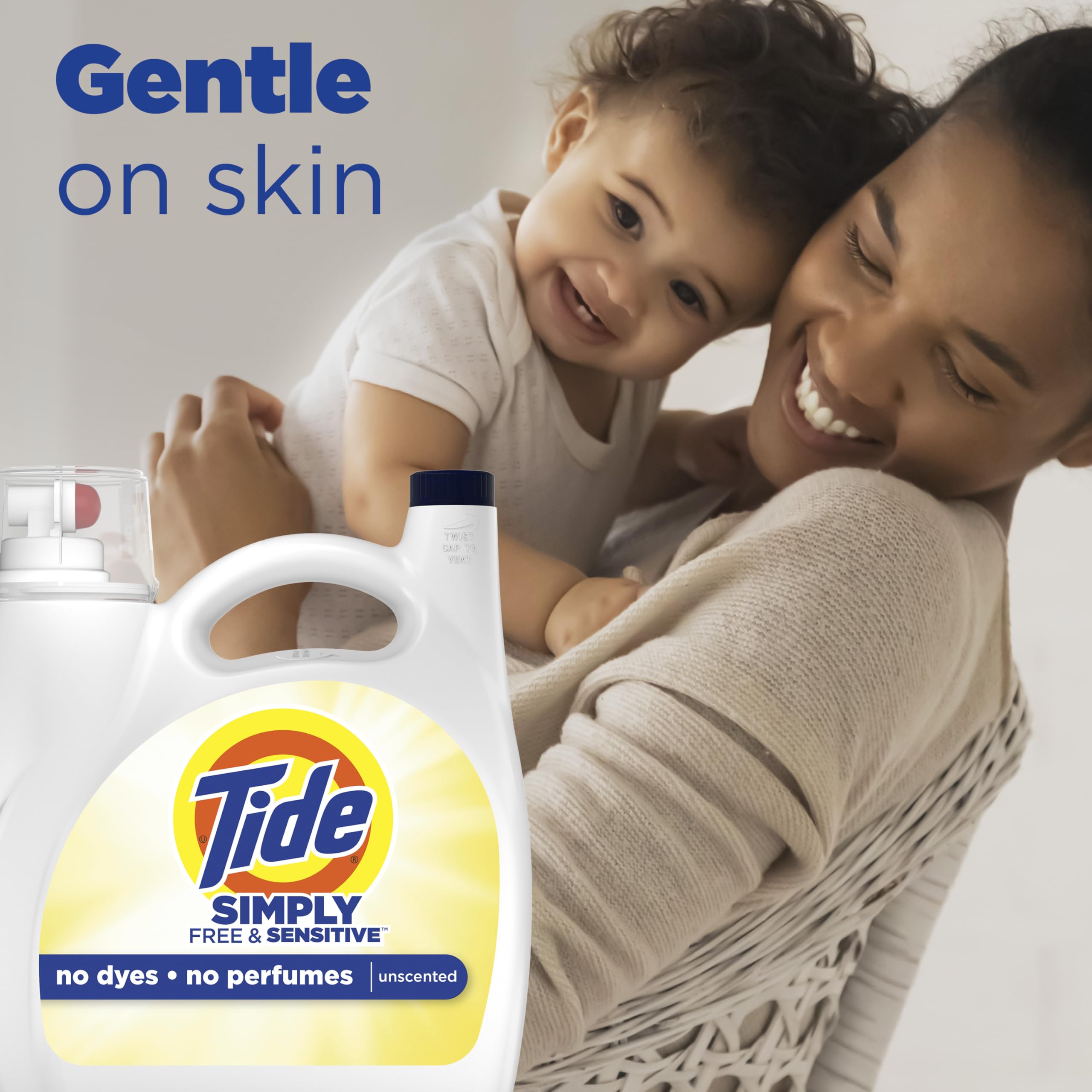 Foto 3 pulgar | Detergente Para Ropa Tide Simply Free & Sensitive, 2,75 L, 89 Cargas - Venta Internacional.