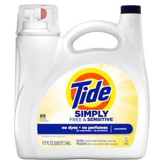 Foto 6 | Detergente Para Ropa Tide Simply Free & Sensitive, 2,75 L, 89 Cargas - Venta Internacional.