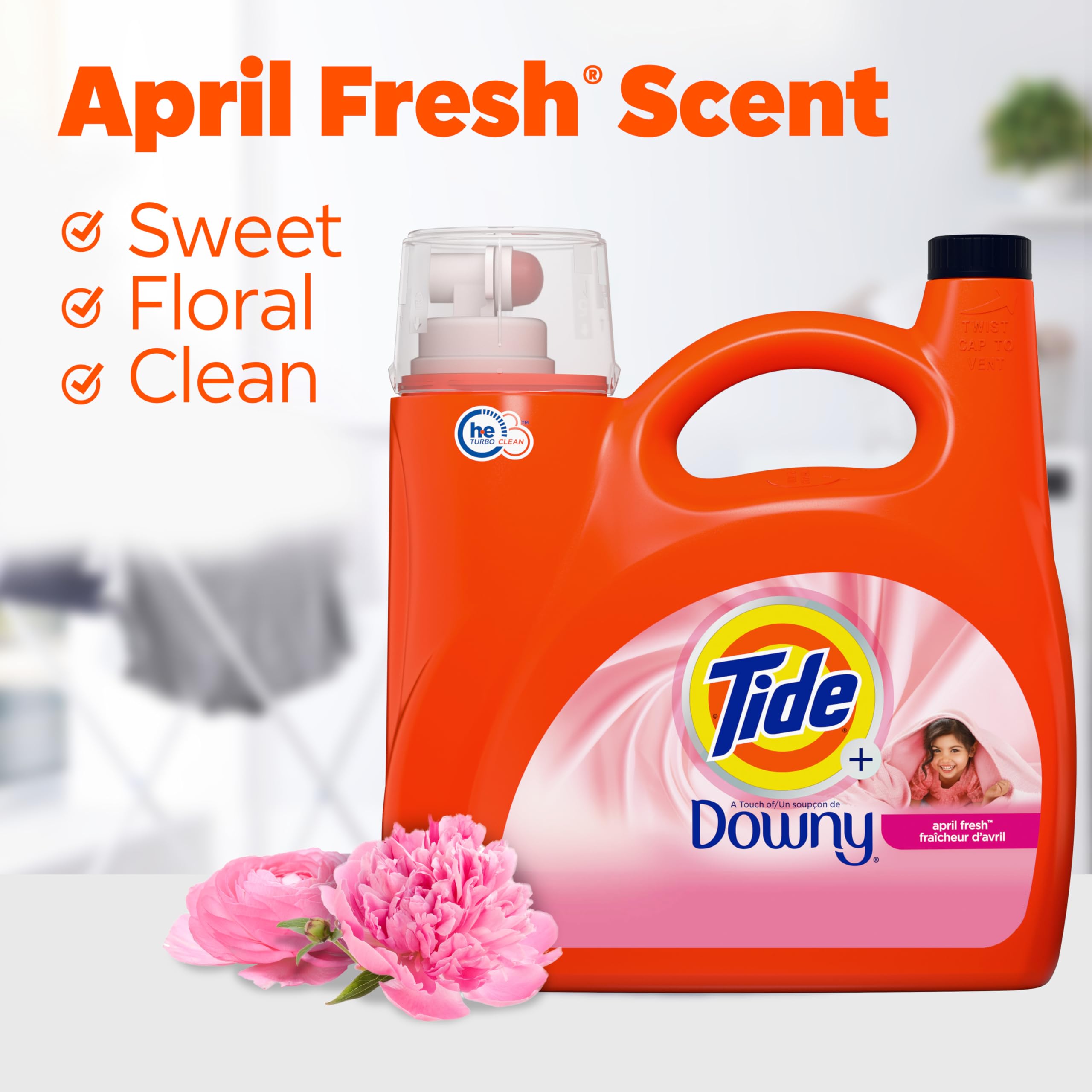 Foto 6 pulgar | Detergente Para Ropa Tide Plus A Touch Of Downy, 3,11 L, 74 Cargas - Venta Internacional.