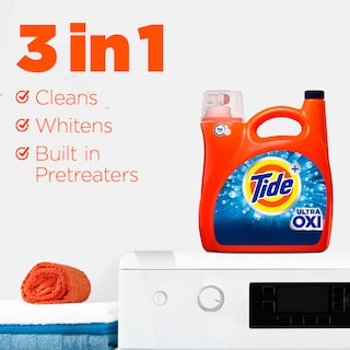 Foto 3 | Detergente Para Ropa Tide Ultra Oxi Liquid 3.9 L 94 Cargas - Venta Internacional.